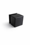 Matte Black Square Furniture Knob – Drawer Cabinet Nightstand Handle – Modern Minimal Design – Pack of 5 - 5