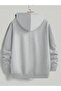 Women's Red Hooded Sweatshirt with Butterfly Print and Pockets, Casual and Comfortable - 2