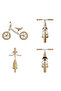 - Kids Balance Bike, height-adjustable saddle, Indoor/Outdoor Ride, White, 2-5 Y - 6