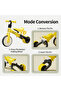 - 3-in-1 ToddlerBike, Balance, Sliding, Tricycle Modes, Indoor/Outdoor, Yellow, 1.5-3 Y - 4