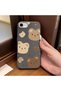 iPhone 7/8/Se 2020 2022 Compatible, Stylish Phone Case with Cute Teddy Bear Pattern and Leather Texture. - 2