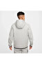 Tech Fleece Windrunner Gri Kapüşonlu Sweatshirt - 3