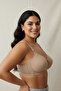 Ten Large Size C Cup Wireless Gathering Bra - Quality Non-Padded Sponge Daily Comfort Bra - 3