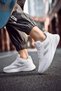 Women's Orthopedic Memory Foam Sole White Walking Sports Shoes