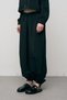 Women's Comfort Trousers with Tie Detail at the Hem and Elastic Waistband - 2