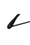 Wooden M023B Barli 40cm Women's Suit, Jacket, Coat Hanger Black Color 8 Pieces - 4