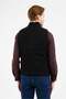 Black Stand Collar Zippered Casual Slim Fit Quilted Vest 1009255103 - 5