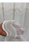 Perli̇na Gold Detail 1/2,5 Pleated Tulle Curtain Apm - 3