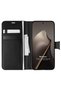 Mi 15t Pro Case Delux Leather Wallet Black