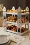 Islamic Tableware Serving Stand - Wood Metal Table Decoration - 7