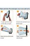 Portable Telescopic folding Camping Stool. Adjustable Height Lightweight - 3