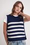Mixray Striped Knitted Blouse