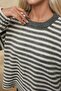 Striped Relaxed Fit Soft Thick Knitwear Sweater - 2