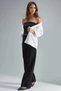 Modal Textured Elastic Waist Straight Leg Trousers Berşan Collection - 6