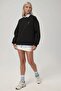هودي مريح بياقة دائرية مطرزة بتصميم حيواني - 5