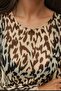 Patterned Crew Neck Ball - 5