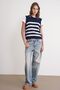 Mixray Striped Knitted Blouse - 2