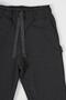 Anthracite Thick Cotton Elastic Waistband Side Pockets 5-6-7-8-9-10-11-12 Years Old Boys' Sweatpants - 2
