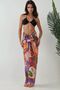 Patterned Maxi Pareo - 2