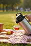 2009-1 Double Layer Stainless Steel Thermos Tea Thermos Water Thermos Black 4.5Lt - 2