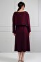 Women's Long Sleeve Crop Dress with Straps Double Set - 4