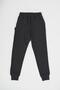 Anthracite Thick Cotton Elastic Waistband Side Pockets 5-6-7-8-9-10-11-12 Years Old Boys' Sweatpants - 5