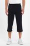 Men's 3-Pocket Zippered Bermuda Shorts Below the Knee Capri Adjustable Waist Shorts - 2