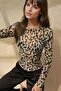 Patterned Crew Neck Ball