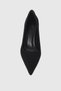 Hillary Black Suede Pointed Toe Women's Stiletto - 5