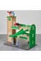 Lillabo Wooden Toy Duru Shop Garage with Trolley and Helicopter