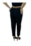 Plus Size Cashmere Mom Belted High Waist Skinny Leg Women's Trousers - 2