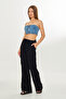Woven Trousers with Cargo Pockets and Tie-Up Detail - 3