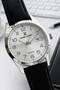Leather Cord Calendar Dial 2 Year Warranty 3 Atm Resistant Male Wristwatch Es14272-5 - 3