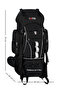 Extreme 80+10 Liter Mountaineering Backpack – Professional Backpack for Camping, Trekking, and Hiking