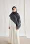 Amber Kraş Shawl - Gray