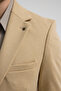 Savue Men's Light Camel Cotton Blended Lycra Stretch Fabric Sports Blazer Jacket - 3