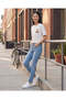 Womenâ€™s White Printed Interlock T-Shirt - 5