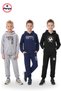 6-Piece Boys' Tracksuit Set with 3 Kangaroo Pockets and Hooded Print Detail