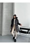 women’s gel padded waterproof hooded zip-up long puffer jacket 25344 - 2