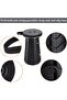 Portable Telescopic folding Camping Stool. Adjustable Height Lightweight - 2