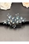 Bridal Hair Comb with Dense Pearls and Crystal Stones – Handmade Hair Accessory – Wedding & Engagement - 3