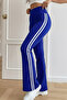 Women's High Waist Shaping Leggings with Side Stripes - 3