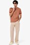 Classic Fit Monogram Polo T-Shirt Men's Polo Collar T-Shirt Tile - 4