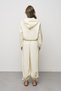 Women's Comfort Hooded Zippered Crop Jacket with Elastic Waist - 5