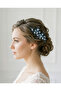 Bridal Hair Comb with Dense Pearls and Crystal Stones – Handmade Hair Accessory – Wedding & Engagement