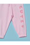 Infant Girls Pink Placement Print Joggers - 3