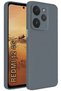 Redmi 12 Compatible Premium Launch Liquid Silicone Case Inside Velvet-Grey