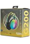 سماعة الألعاب LOG G200 Ultimate Glow Lighting لأجهزة الكمبيوتر الشخصية، وPS4، وPS5، وXbox، وNintendo Switch، والهواتف المحمولة - - 4