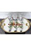 Silver Serving Tongs Set of 3 Red Olive Pasta/Cake/Dinner/Presentation Tongs - 2