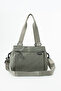 Sanmorris 5-Compartment Parachute Fabric Adjustable Cross Strap Hand and Shoulder Bag